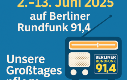 Wir sind jetzt im Radio – unsere KinderGroßtagespflege auf Berliner Rundfunk 91.4!